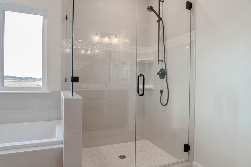 Walk-in Shower with Frameless Glass Door
